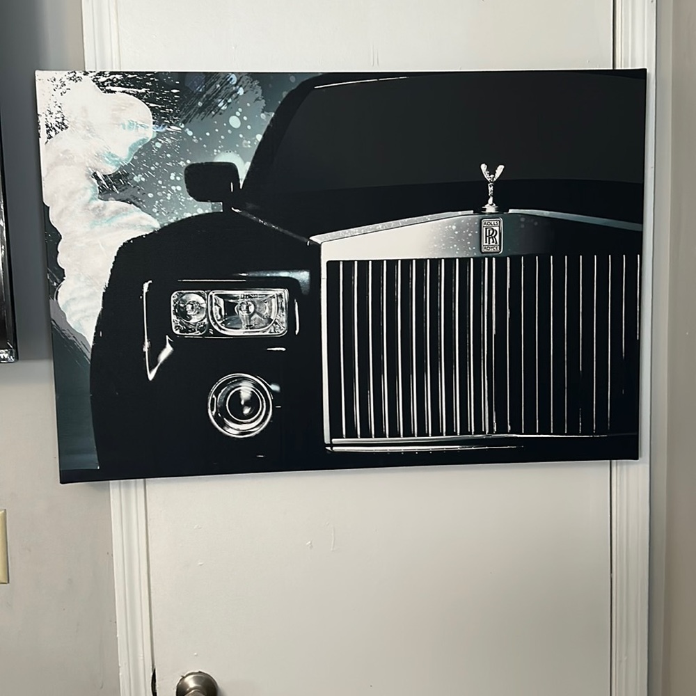 Mint condition Rolls Royce wall art (I have 2 of them)